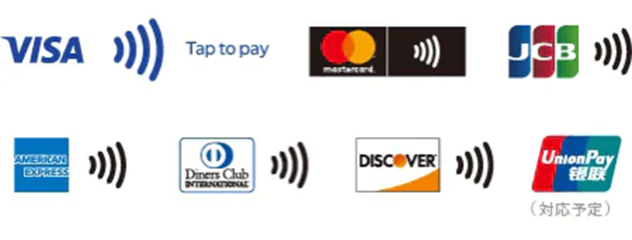 利用可能なクレジットカード決済一覧