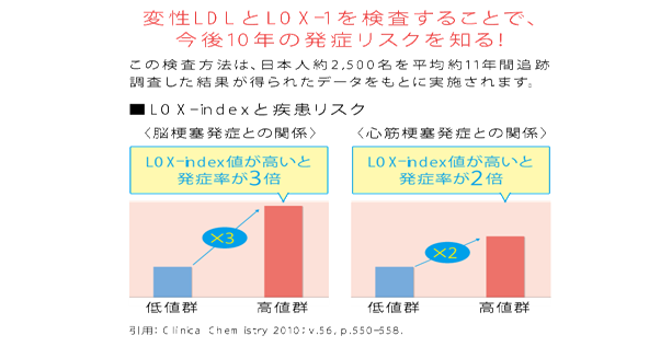 LOX-indexと疾患リスク